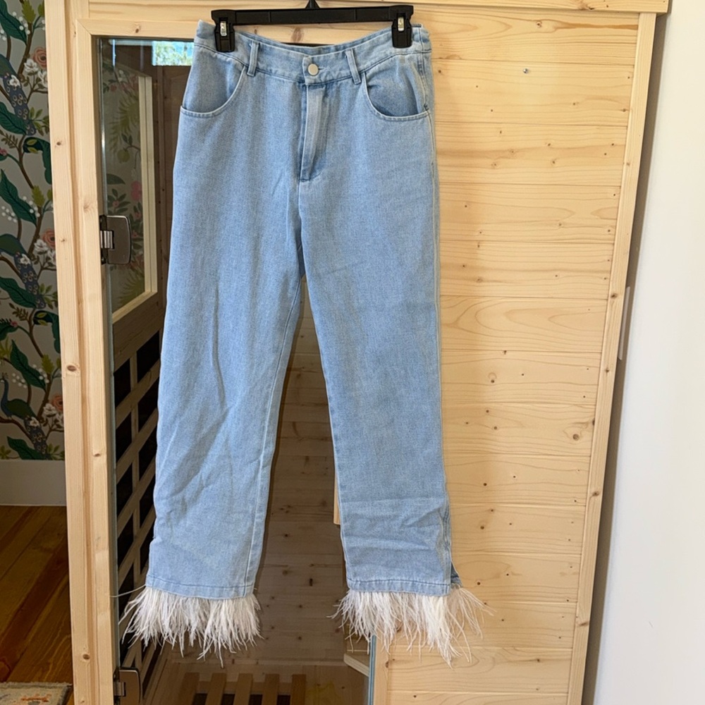Strut and Bolt feather jeans